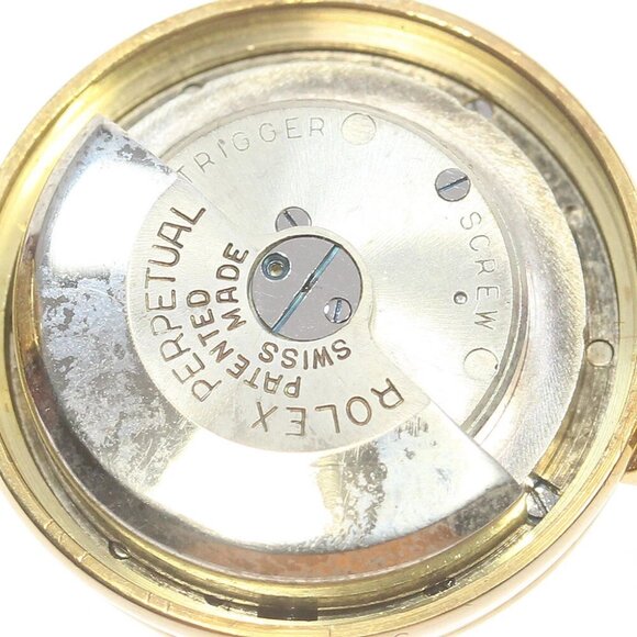 ROLEX Precision 4437 K18YG small second beige Dial Automatic Ladies Watch - Picture 7 of 9